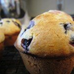 Blueberry cream muffins