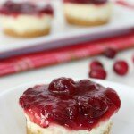 Mini Cranberry Cheesecakes