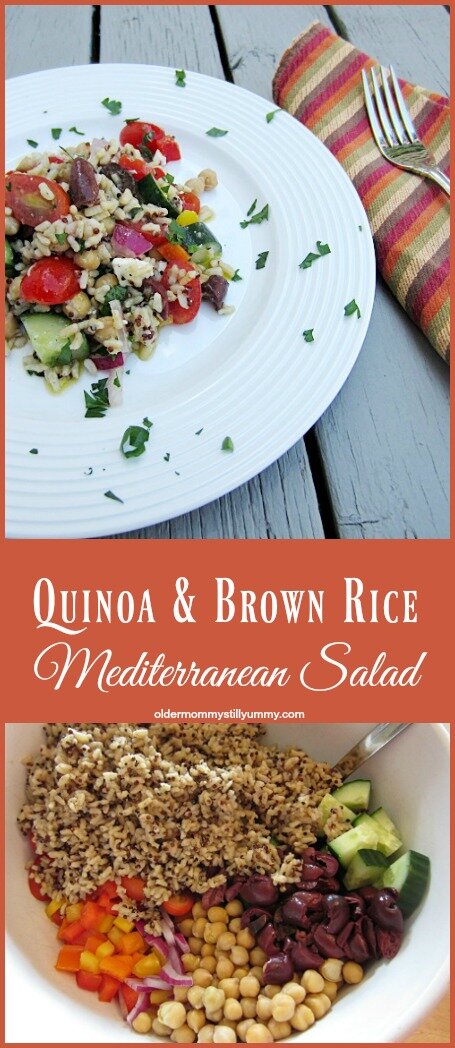 Quinoa & Brown Rice Mediterranean Salad