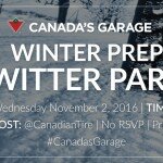 #CanadasGarage Winter Prep Twitter Party