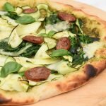 ~ CLOSED ~ Grilled Turkey Sausage and Summer Greens Pizza